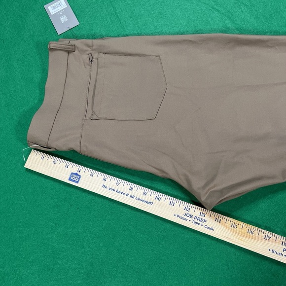 Apana Tech Pants Men's Large 36 Cub Brown Standard Fit Moisture Wicking Stretch - Picture 5 of 9